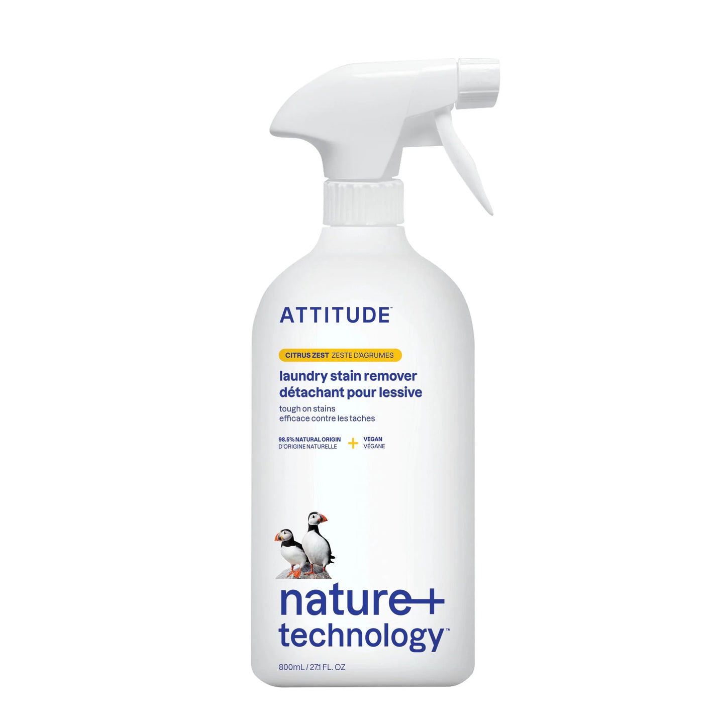 NATURE+ Laundry Stain Remover Spray, 800ml