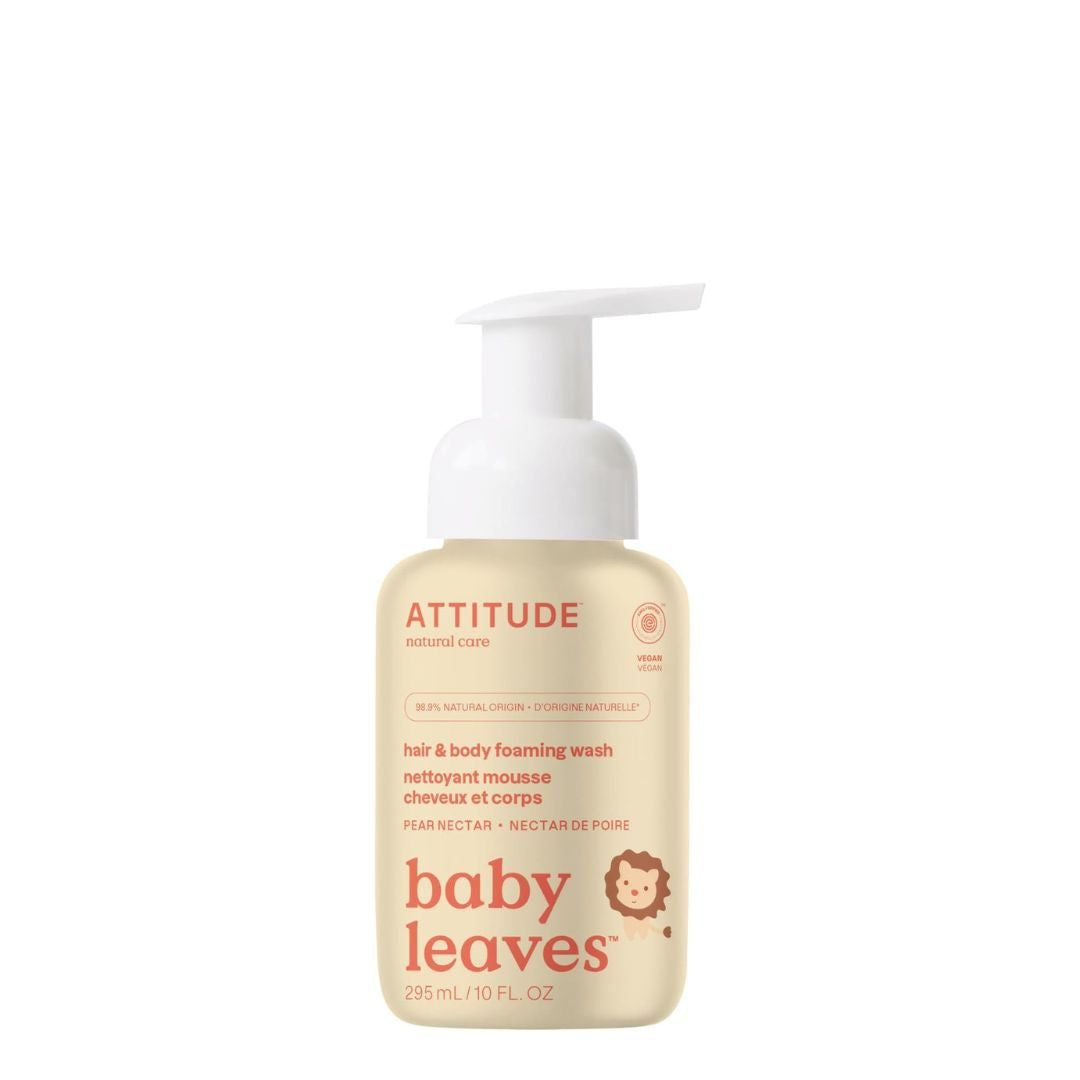 BABY LEAVES™ 2-in-1 hair & body foaming wash, 295ml