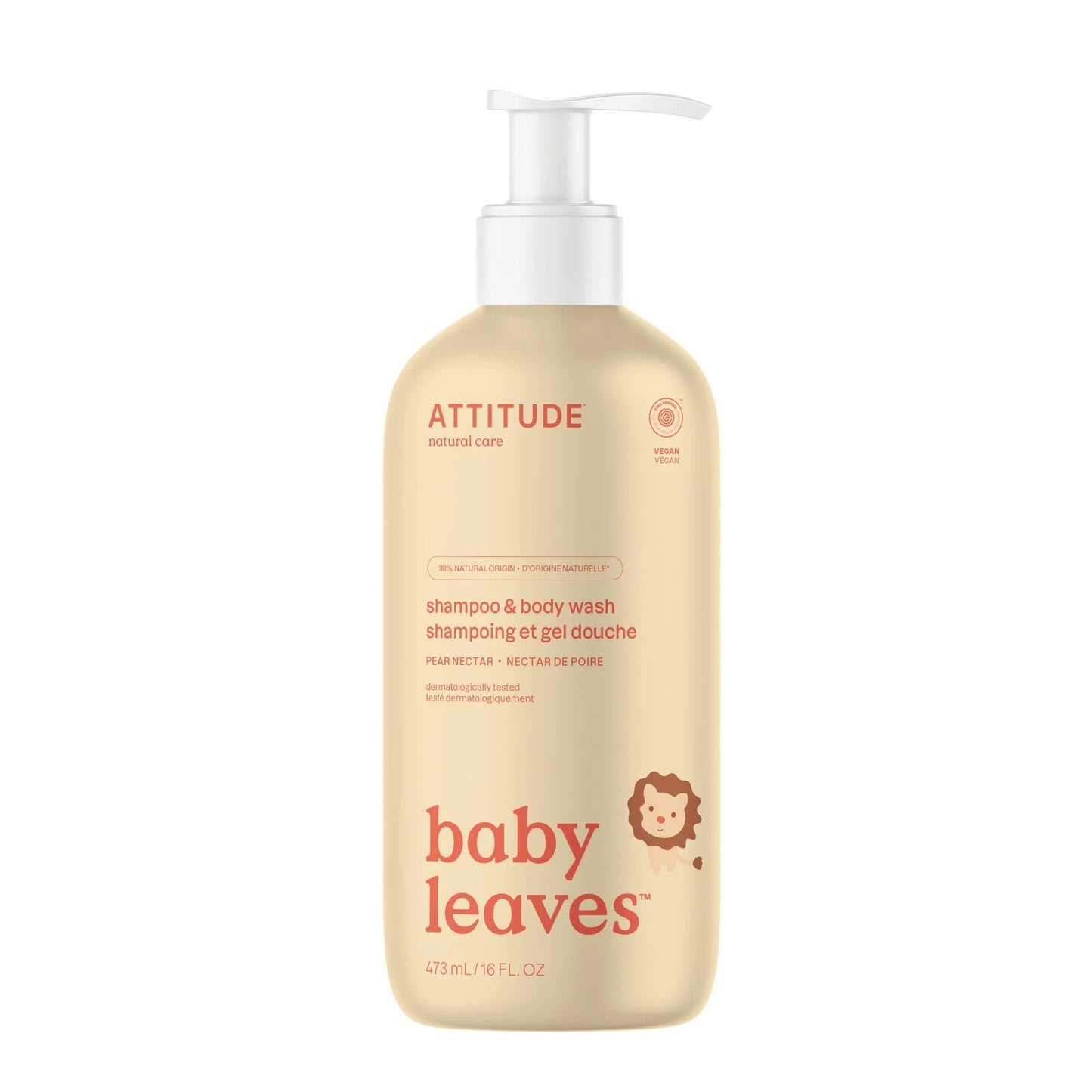 Baby leaves™ Baby Shampoo & Body Wash 2-in-1, 473ml
