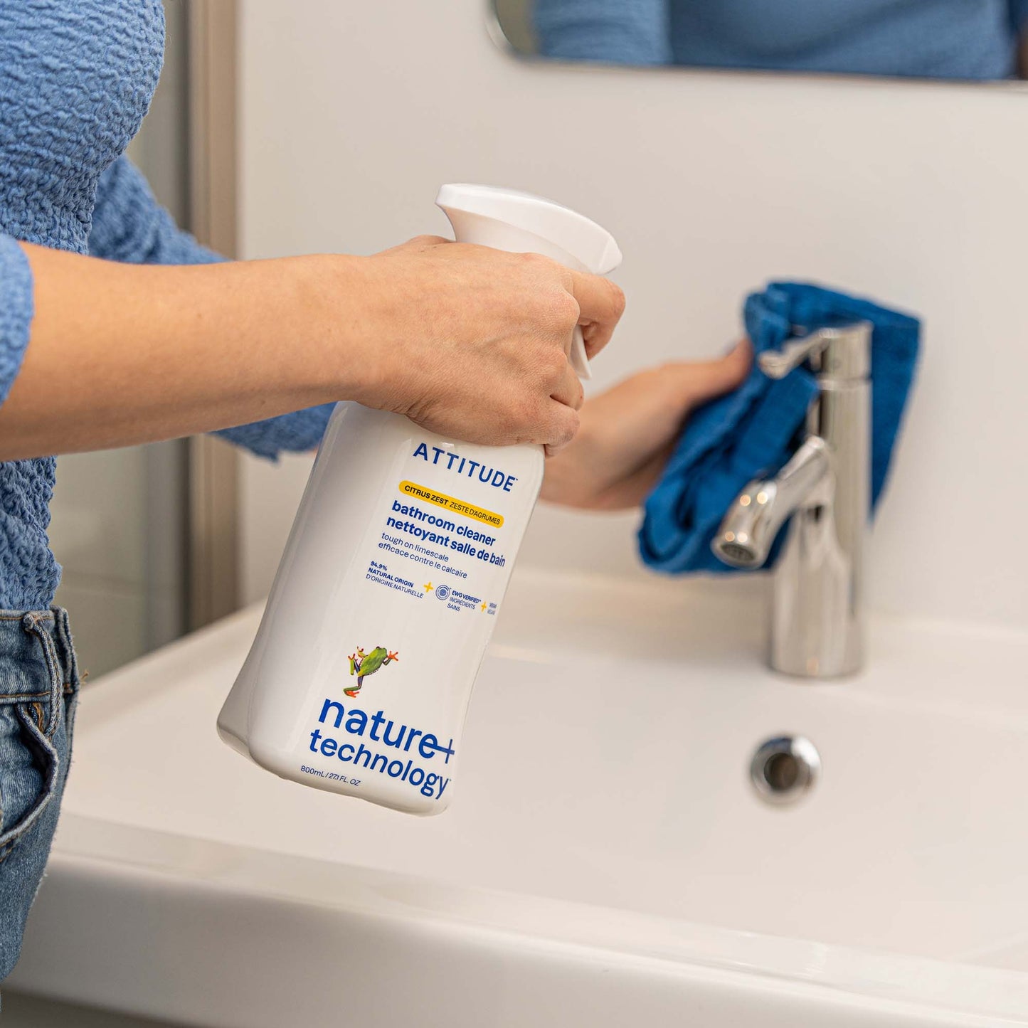 Nature+ Technology™ Bathroom Cleaner, 800ml