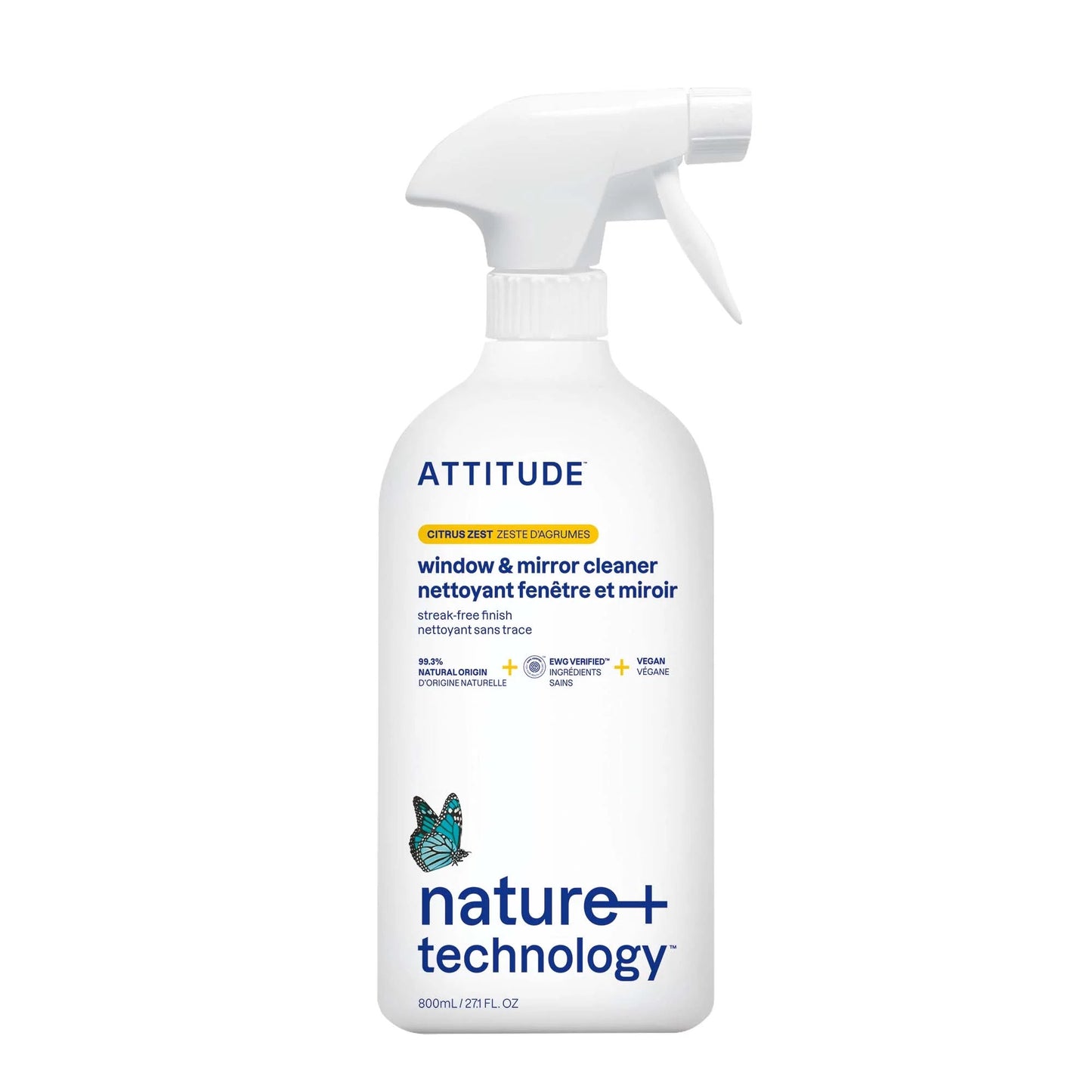 NATURE+  Window & Glass Cleaner, 800ml