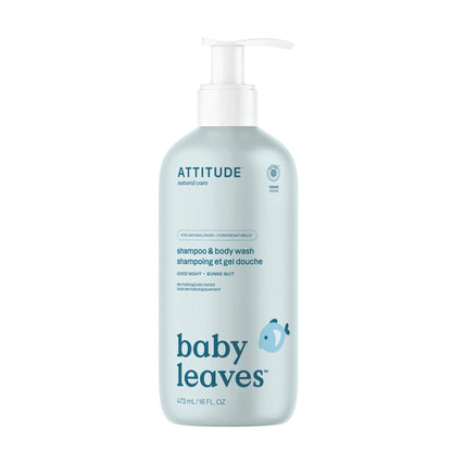 Baby leaves™ Baby Shampoo & Body Wash 2-in-1, 473ml