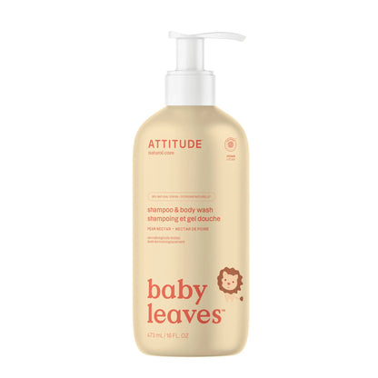 Baby leaves™ Baby Shampoo & Body Wash 2-in-1, 473ml