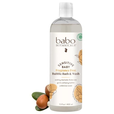 Sensitive Baby Bubble Bath & Wash, 450ml