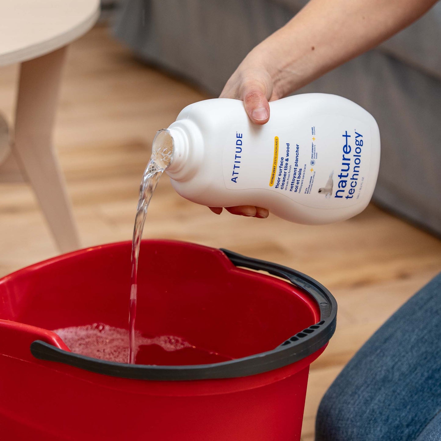 Nature+ Technology™ Floor Cleaner - For Tile & Wood Floors, 1.04L