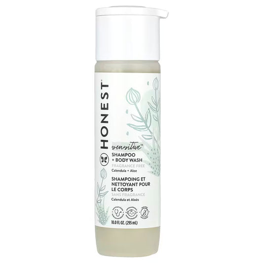 Shampoo + Body Wash, Sensitive, 295 ml