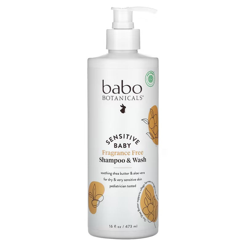 Sensitive Baby Shampoo & Body Wash, 473ml